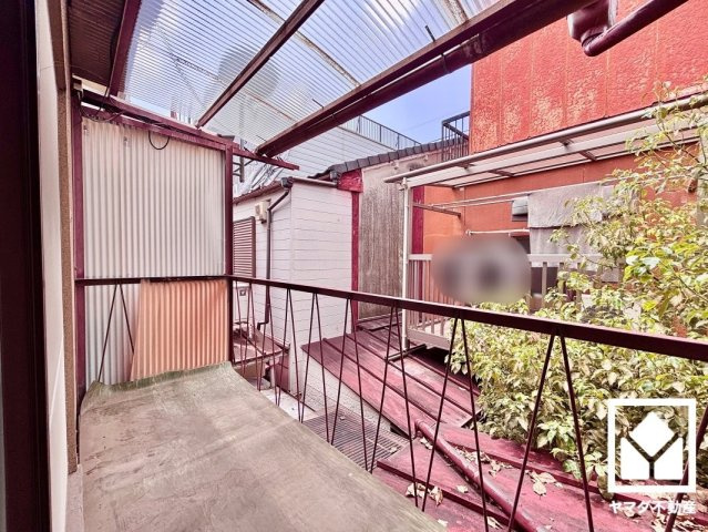 南区東九条南石田町のバルコニー