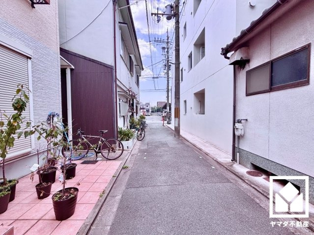 南区東九条南石田町の前面道路含む現地写真