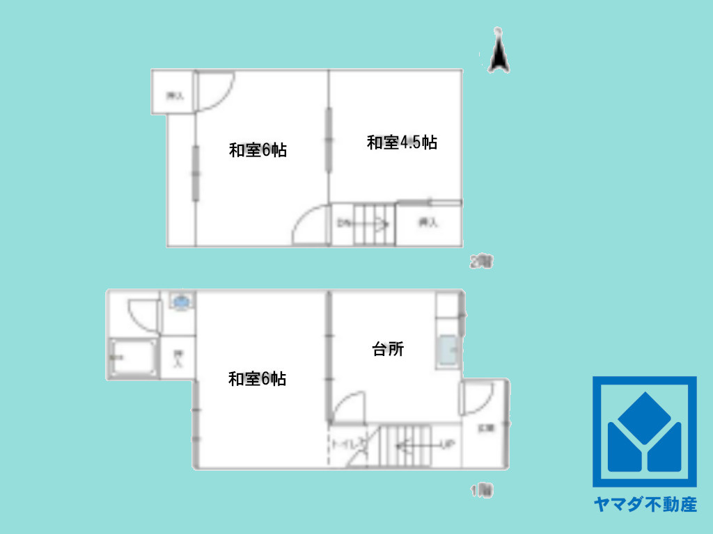 南区東九条南石田町の間取り