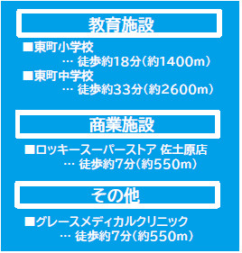 仲介手数料不要　よかタウンAdobule東区榎町2期【東町小・東町中】の周辺