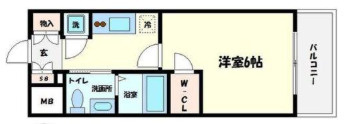 エスリード難波レジデンスの間取り