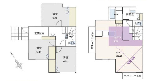 茅ヶ崎市平和町　新築戸建　全１棟の外観