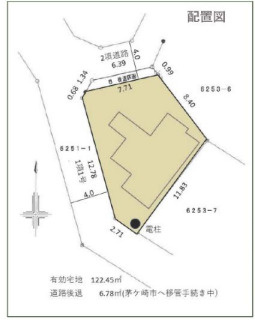 茅ヶ崎市平和町　新築戸建　全１棟の区画図