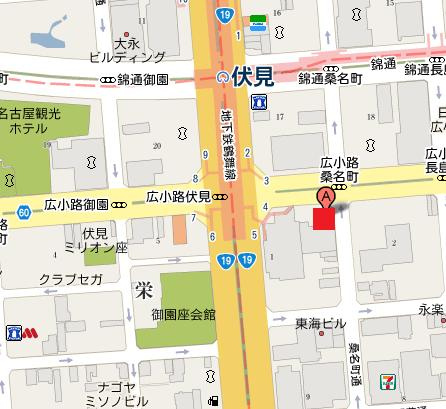 伏見フジビルの地図