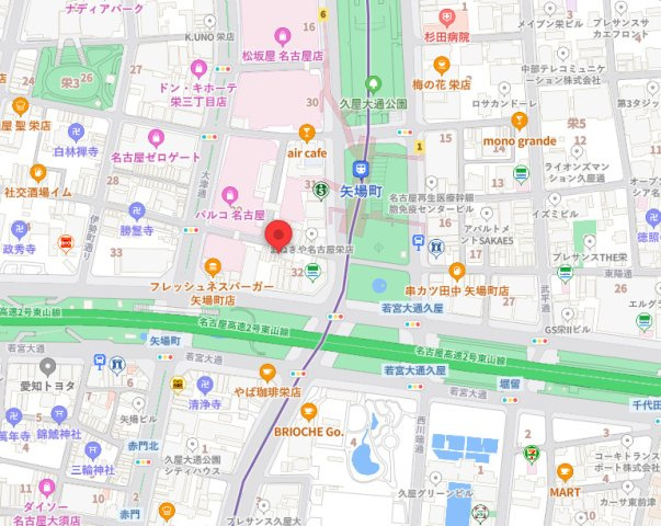 エグゼ丸の内の地図