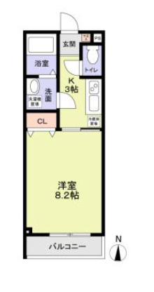 クロレ船橋宮本の間取り