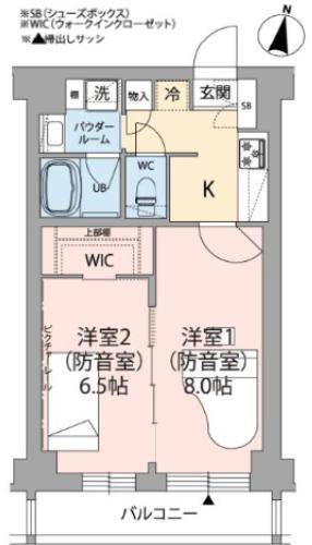 【間取り】 | ミュージション世田谷赤堤