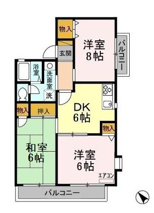【間取り】 | グランドサン伍番館
