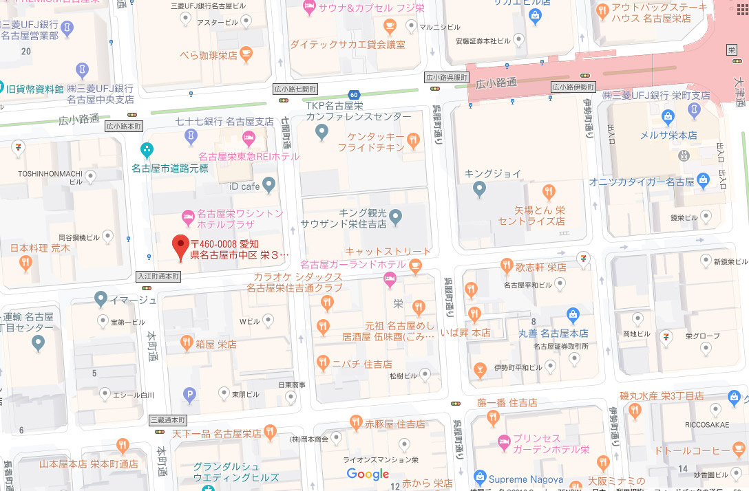 本町牧野ビルの地図