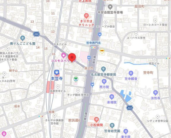 第２メゾン樹海の地図