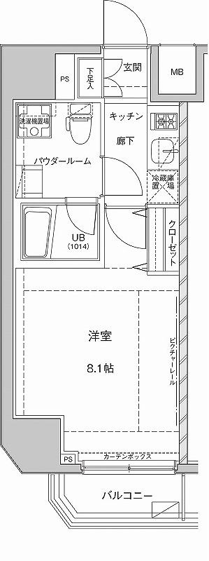 ジェノヴィア東大前グリーンヴェールの間取り|ジェノヴィア東大前グリーンヴェール