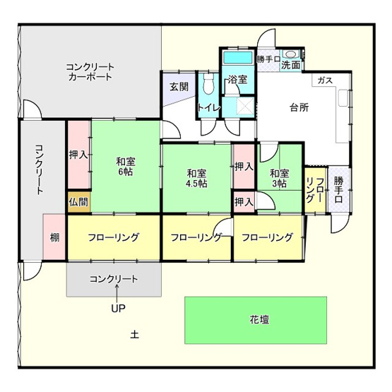 【間取り】 | 相生市千尋町/中古戸建