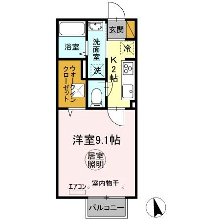 セジュール神之池の間取り|間取図