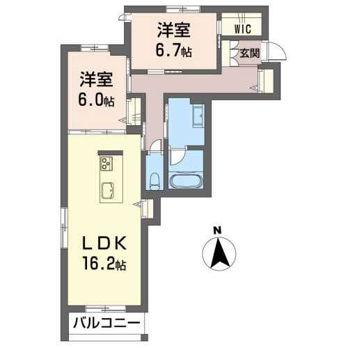 べレオガーデンズ弥右衛門の間取り