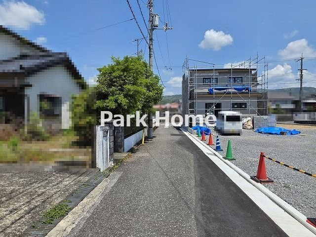 高知市南万々 -D号地- 新築戸建ての前面道路含む現地写真