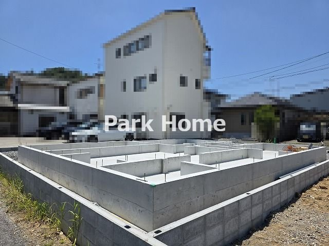 高知市南万々 -D号地- 新築戸建ての外観|D号地　2026.7月：建築中