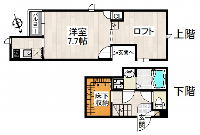 ＣＢ八潮プレシアの間取り