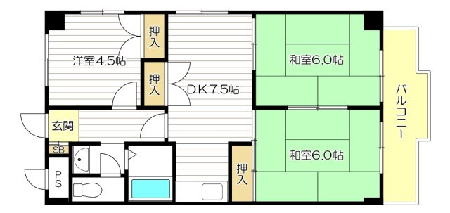 コーポエクセルⅠの間取り