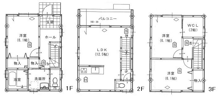 戸建賃貸住吉公園1の間取り|戸建賃貸住吉公園1　間取り