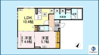 【間取り】 | ルサンティエ一社