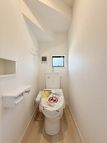 磐田市森本　第1のトイレ|各階にトイレが設置されており、朝の慌ただしい時間でも混むことがなく安心ですね！