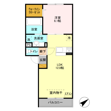 【間取り】 | タウンコートB