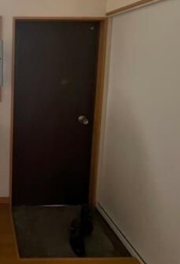 コーポＫの玄関