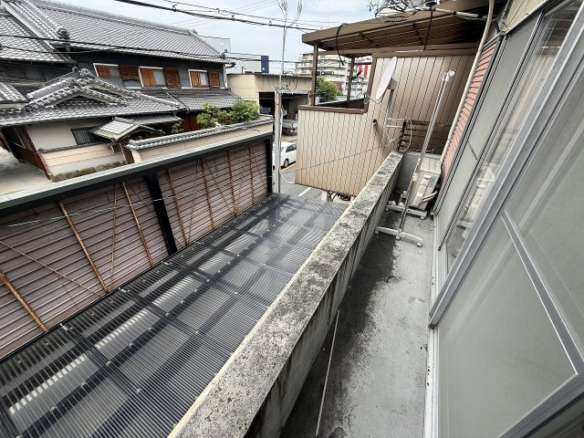 大軽町戸建のバルコニー