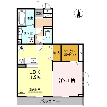 THE RESIDENCE　広畑早瀬町の間取り
