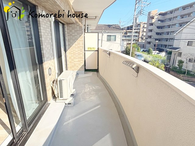 ライオンズマンション大宮日進町のバルコニー