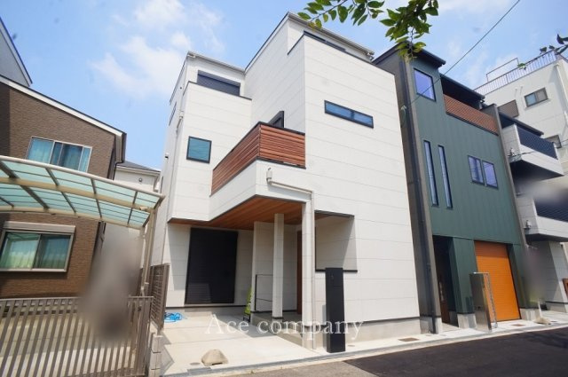 【外観】 | 東住吉区住道矢田3丁目　【1号地/全2棟】 | 【1号地】ローン返済目安：月々約88422円（頭金0円、変動金利0.875％、返済期間40年、ボーナス払い無しで試算しています）