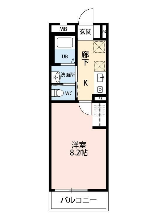 ラ・ブリーズ弐番館の間取り