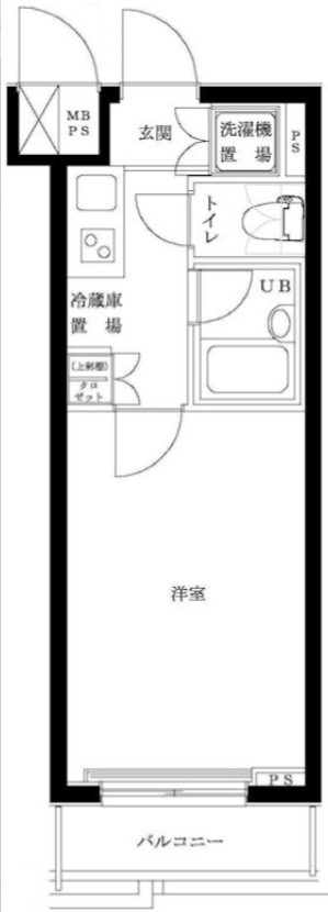 ルーブル高田馬場 の間取り|間取りです。