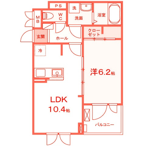 藤沢市城南３丁目のアパートの間取り