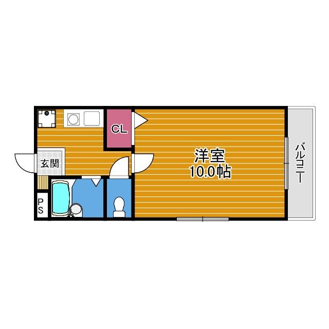 暁21・うえきⅠ号館の間取り