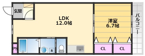 【間取り】 | グランディール宮ノ池