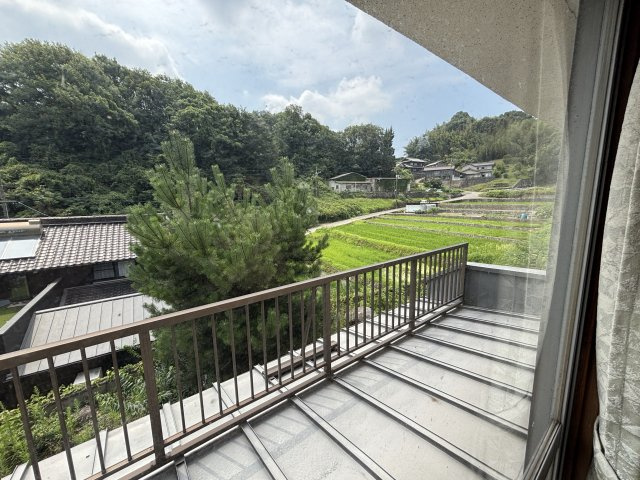 赤坂町早戸のバルコニー