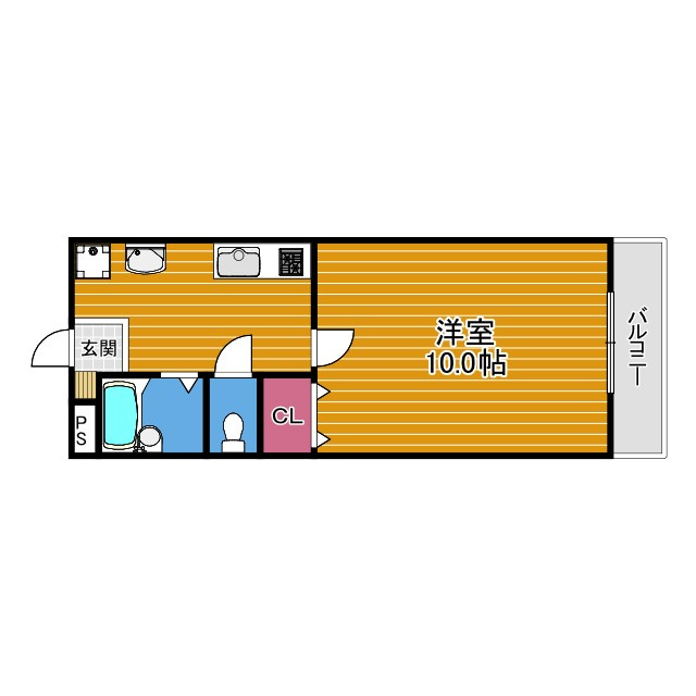 暁21・うえきⅡ号館の間取り