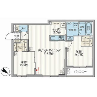 【間取り】 | エフュート宮の沢