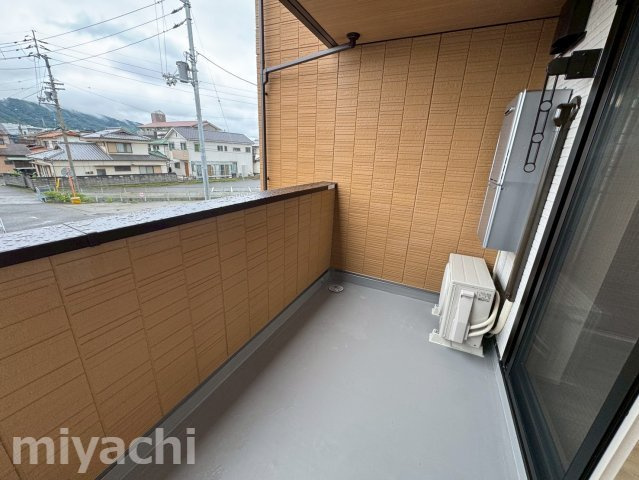 エグレットテラスⅡのバルコニー