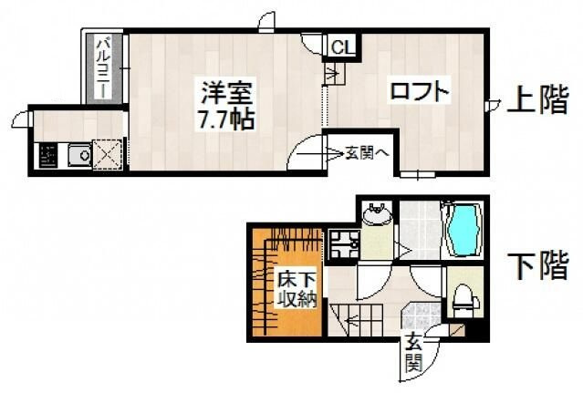 ＣＢ八潮プレシアの間取り|間取りです。