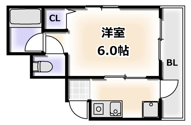 【間取り】 | プランドールキンエー難波