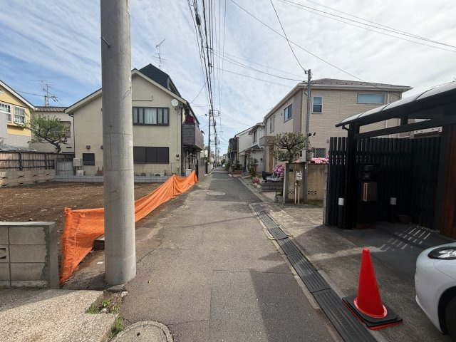 品川区旗の台６丁目の売地の前面道路含む現地写真
