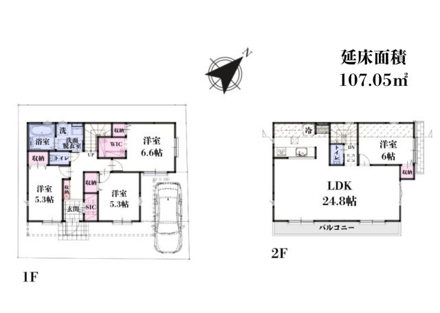 品川区旗の台６丁目の売地の参考プラン