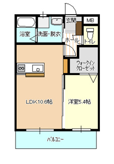 【間取り】 | ソレイユ51 | リビングは10.6帖♪