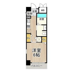 CITY　SPIRE靭公園の間取り