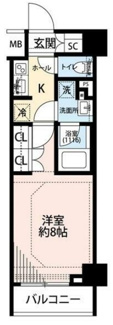 【間取り】 | プレール・ドゥーク両国Ⅱ | 間取りです。