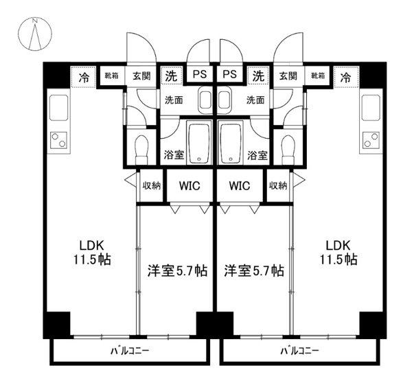 【間取り】 | ピュアコート医大南