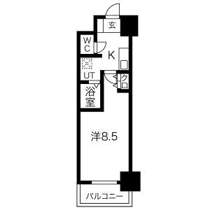 SWISS難波西の間取り