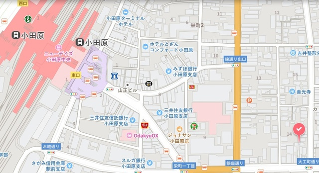 木の花マンションの地図